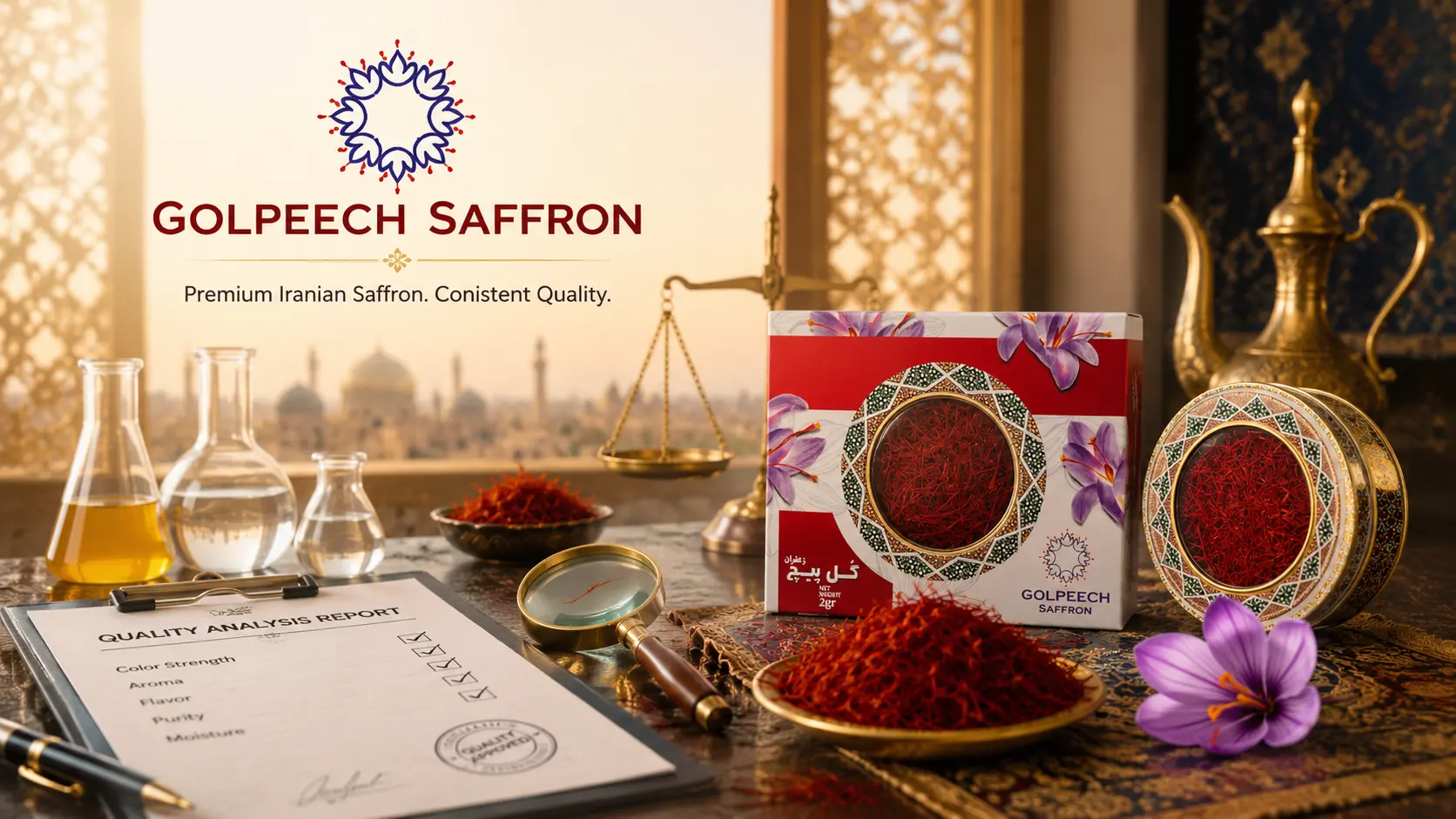 Golpeech Saffron - Saffron Quality